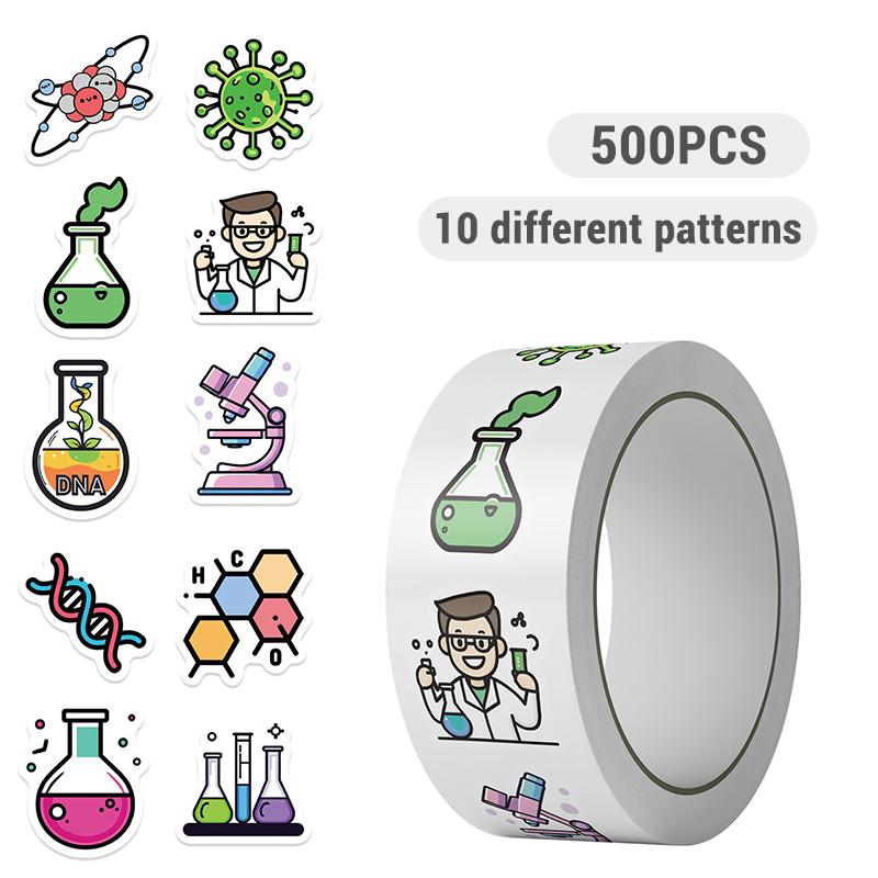 500PCS Chemistry Roll Stickers Natural Sciences Roll Stickers Biology Experiment Decals Waterproof Vinyl Laboratory Decal
500PCS Chemistry Roll Stickers Natural Sciences Roll Stickers Biology Experiment Decals Waterproof Vinyl Laboratory Decal
