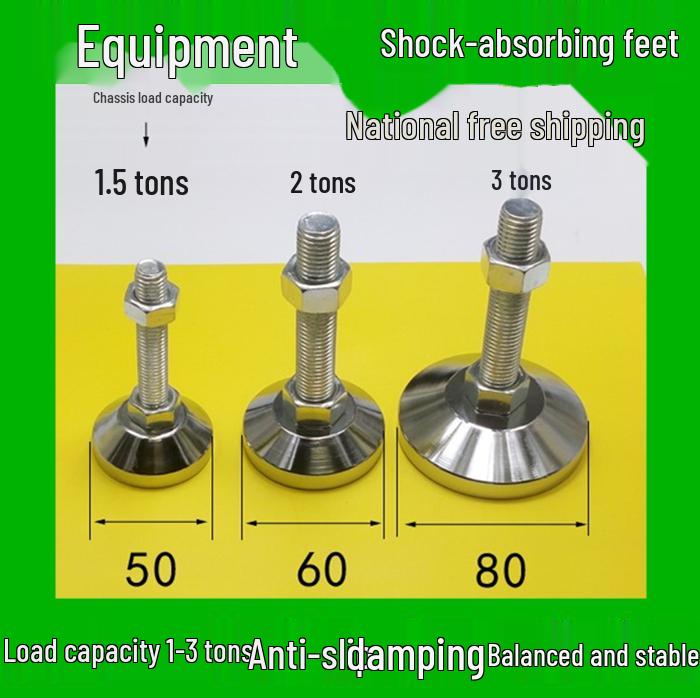Adjustable Carbon Steel Anti-Vibration Pad for Milling & Grinding Machine Support Diameter 60*Thread M10*Height 50
Adjustable Carbon Steel Anti-Vibration Pad for Milling & Grinding Machine Support Diameter 60*Thread M10*Height 50
