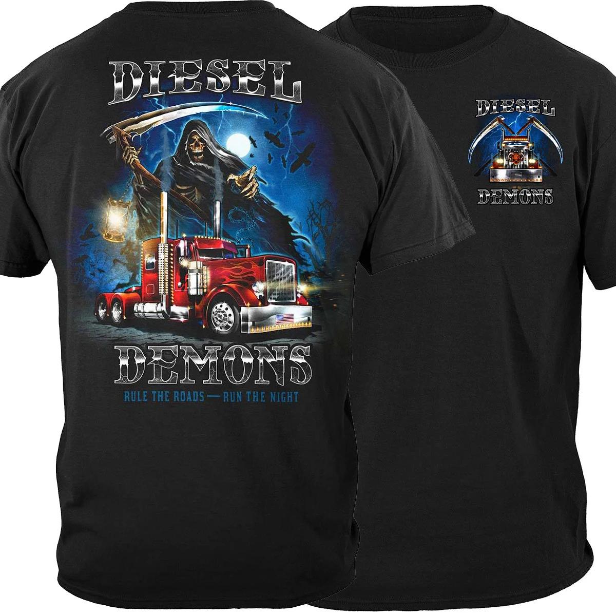 Rule The Road Engine Devil Road Grim Reaper Trucker Gift T Shirt New 100% Cotton Short Sleeve O-Neck T-shirt Casual Mens Top ... S разноцветный
Rule The Road Engine Devil Road Grim Reaper Trucker Gift T Shirt New 100% Cotton Short Sleeve O-Neck T-shirt Casual Mens Top ... S разноцветный