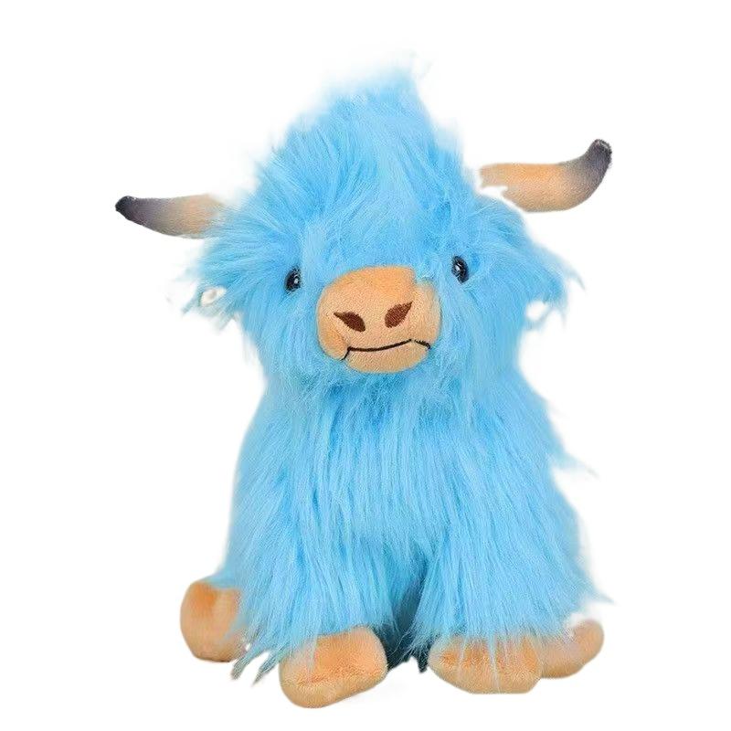 25cm Simulated Scottish Highland Cow Plush Toy Blue Variant Cute Fairy Calf Baby Animal Child Birthday Christmas Gift
25cm Simulated Scottish Highland Cow Plush Toy Blue Variant Cute Fairy Calf Baby Animal Child Birthday Christmas Gift