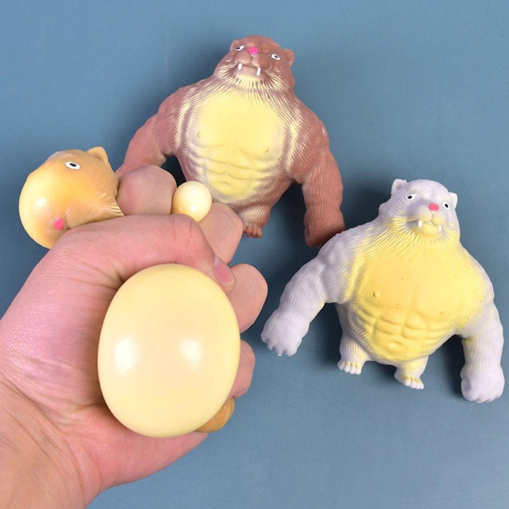 Tiger Man Tiger Pinch Toy Shark Man Soft Tiger Slow Rebound Toy Kids Toys S(with stripe)
Tiger Man Tiger Pinch Toy Shark Man Soft Tiger Slow Rebound Toy Kids Toys S(with stripe)
