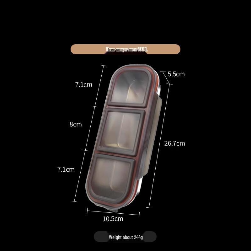 Wutuo Stainless Steel Sealed Bento Lunch Box
Wutuo Stainless Steel Sealed Bento Lunch Box