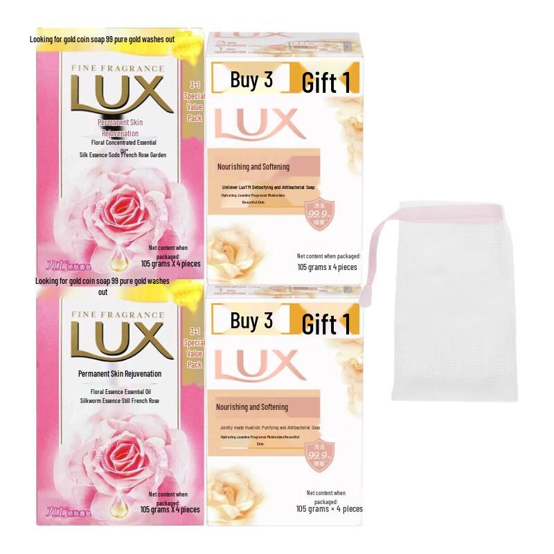 LUX Skincare Bar Soap Assortment with Foaming Nets
LUX Skincare Bar Soap Assortment with Foaming Nets
