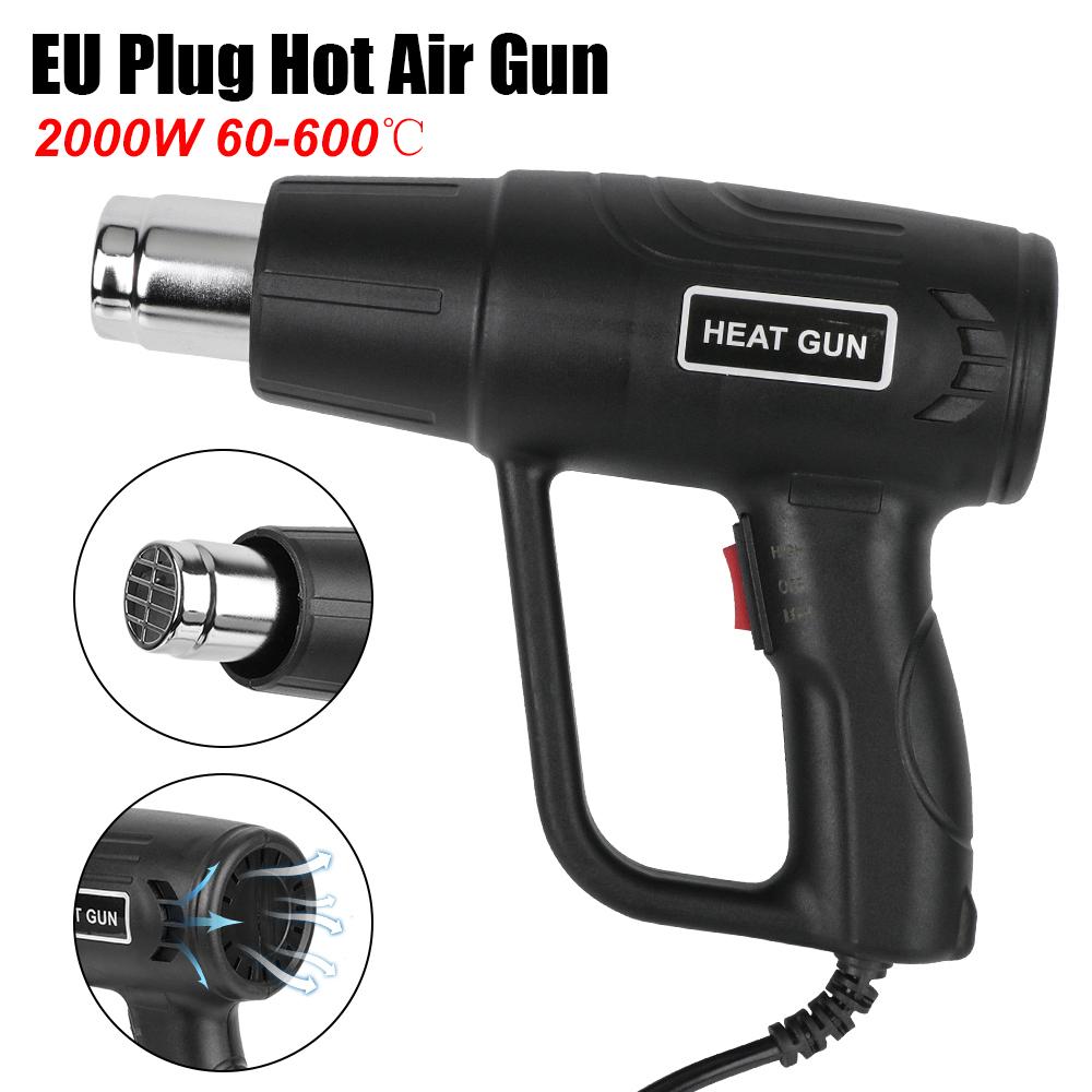 Variable Temperature Hair Dryer 60-600℃ Power Tool Soldering Wrap Blower Heater NO LCD Electric Hot Air Gun Heat Gun Hot Air Gun чорний
Variable Temperature Hair Dryer 60-600℃ Power Tool Soldering Wrap Blower Heater NO LCD Electric Hot Air Gun Heat Gun Hot Air Gun чорний