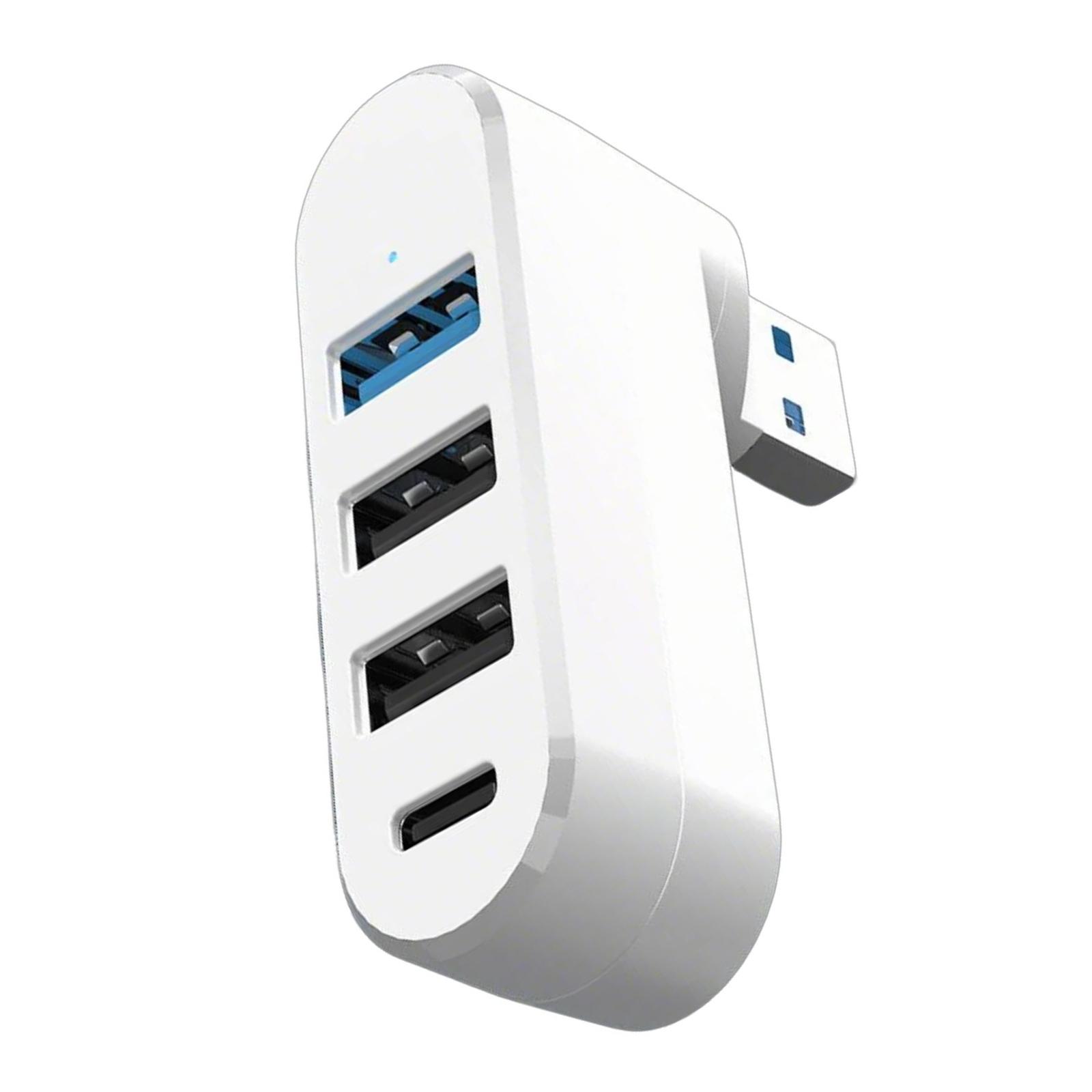 USB Splitter 180° Rotatable USB 3.0 Port Expander Mltiport USB to USB Adapter Portable Hubs for Laptop Tablet PC белый
USB Splitter 180° Rotatable USB 3.0 Port Expander Mltiport USB to USB Adapter Portable Hubs for Laptop Tablet PC белый