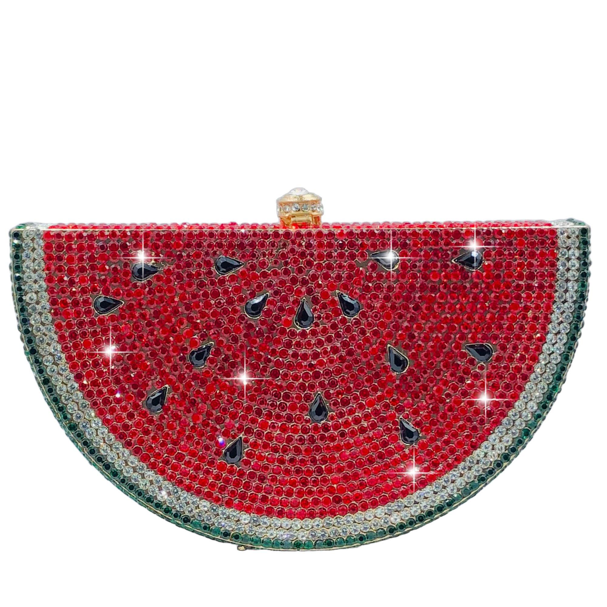 Boutique De FGG Notelty Watermelon Slice Clutch Purses, Women Formal Evening Handbags, Rhinestone Purses and Handbags for Party Small Size
Boutique De FGG Notelty Watermelon Slice Clutch Purses, Women Formal Evening Handbags, Rhinestone Purses and Handbags for Party Small Size