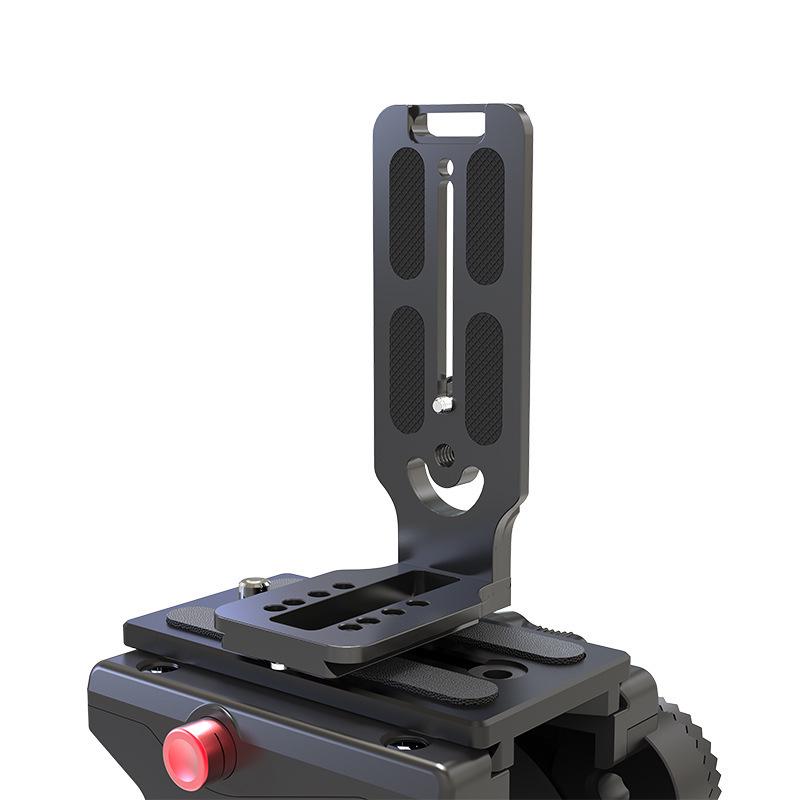 Vertical L-Type Quick Release Grip for DSLR Camera, Compatible with Zhiyun Stabilizer and Canon 5D2/3/4, 90-Degree Rotation.
Vertical L-Type Quick Release Grip for DSLR Camera, Compatible with Zhiyun Stabilizer and Canon 5D2/3/4, 90-Degree Rotation.