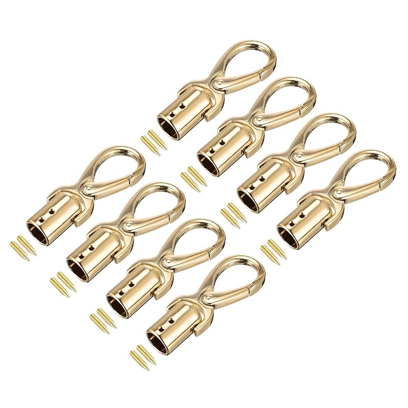 uxcell cord end cap 8 pieces 12mm/0.47 End Cap Barrel Bead Terminator Cord with screws Tassel Jewelry Making Bag Strap DIY gold
uxcell cord end cap 8 pieces 12mm/0.47 End Cap Barrel Bead Terminator Cord with screws Tassel Jewelry Making Bag Strap DIY gold