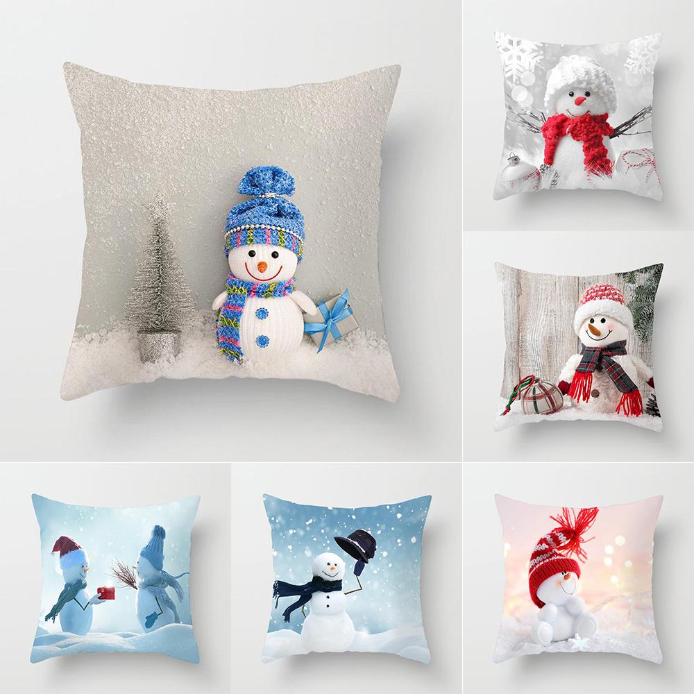 MerryChristmas Cartoon Snowman Print Pattern Cushion Cover Home Living Room Sofa Decoration Square Polyester Pillow Pillow Cover
MerryChristmas Cartoon Snowman Print Pattern Cushion Cover Home Living Room Sofa Decoration Square Polyester Pillow Pillow Cover