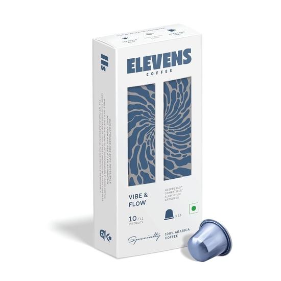 ELEVENS COFFEE | Vibe & Flow | Specialty Coffee Capsules | 100% Arabica | 11 Aluminium Coffee Pods (10 + 1) | Dark Roast | Intensity 10
ELEVENS COFFEE | Vibe & Flow | Specialty Coffee Capsules | 100% Arabica | 11 Aluminium Coffee Pods (10 + 1) | Dark Roast | Intensity 10