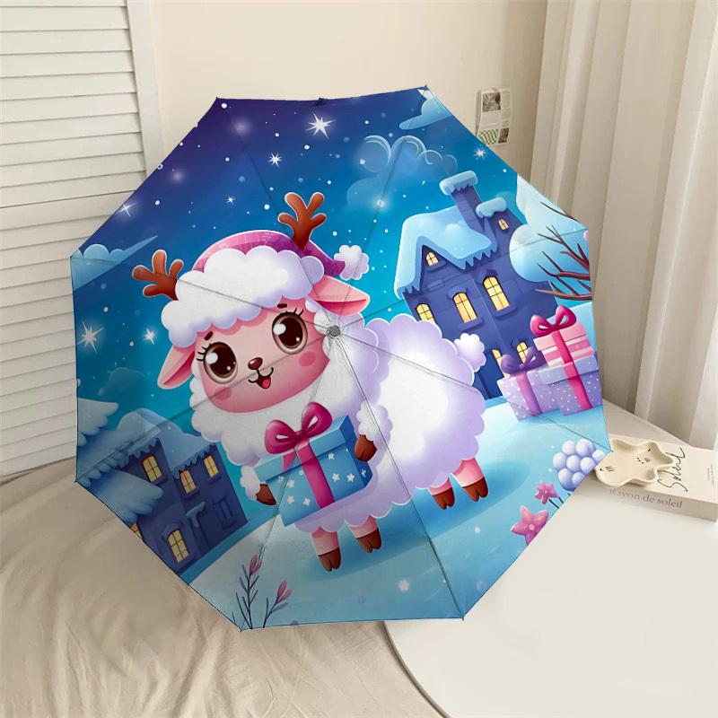 1PC Christmas, sheep Automatic Open/Close Umbrella with Windproof, 8-Rib Sturdy Canopy, Durable Ribs, Fashionable Design1346A
1PC Christmas, sheep Automatic Open/Close Umbrella with Windproof, 8-Rib Sturdy Canopy, Durable Ribs, Fashionable Design1346A