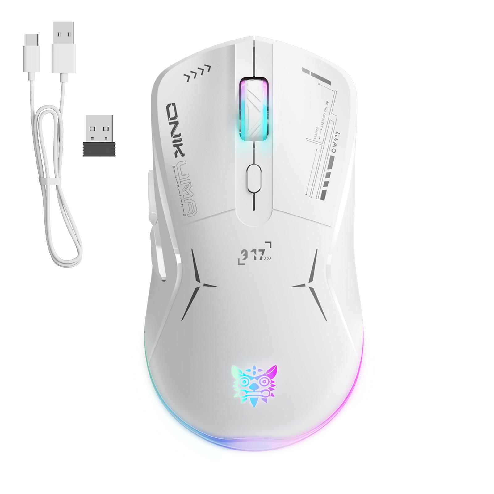 Onikuma CW917 2.4G Ігрова миша, Дротова та Бездротова Ігрова Миша 12.6*6.7*4cm білий
Onikuma CW917 2.4G Ігрова миша, Дротова та Бездротова Ігрова Миша 12.6*6.7*4cm білий