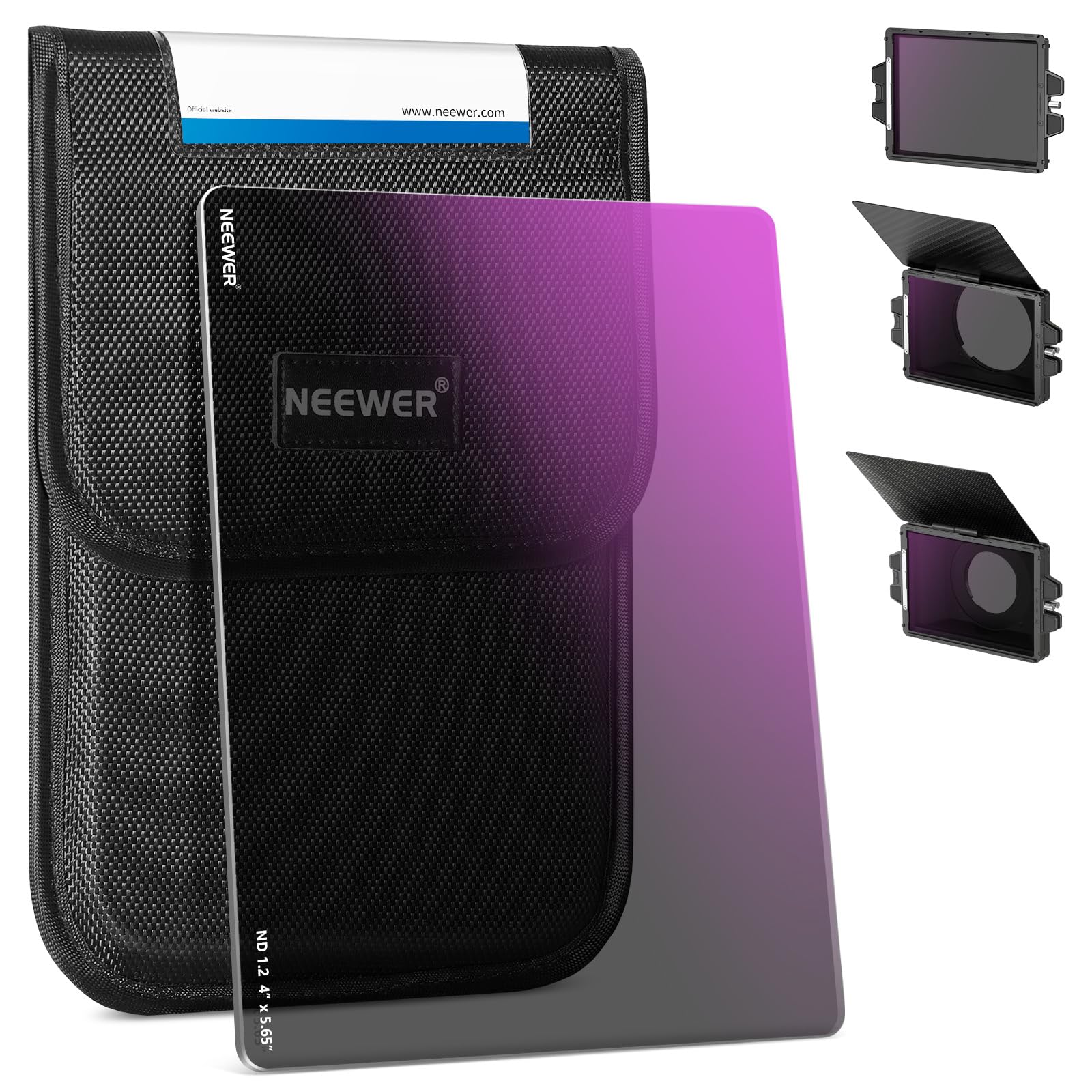 NEEWER Square ND x Nano Cinema Compatible with Neewer Matte Boxes and Tilta SmallRig Filter, ND1.2 (4 Stops), 4 5.65 , Double-Sided 30-Layer Coating,
NEEWER Square ND x Nano Cinema Compatible with Neewer Matte Boxes and Tilta SmallRig Filter, ND1.2 (4 Stops), 4 5.65 , Double-Sided 30-Layer Coating,