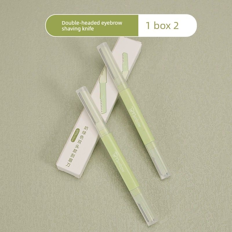 Brainbow 2 Pcs/box Scratch-Resistant Eye-Brow Knife Early Summer Green 1 Box 2 Pieces
Brainbow 2 Pcs/box Scratch-Resistant Eye-Brow Knife Early Summer Green 1 Box 2 Pieces