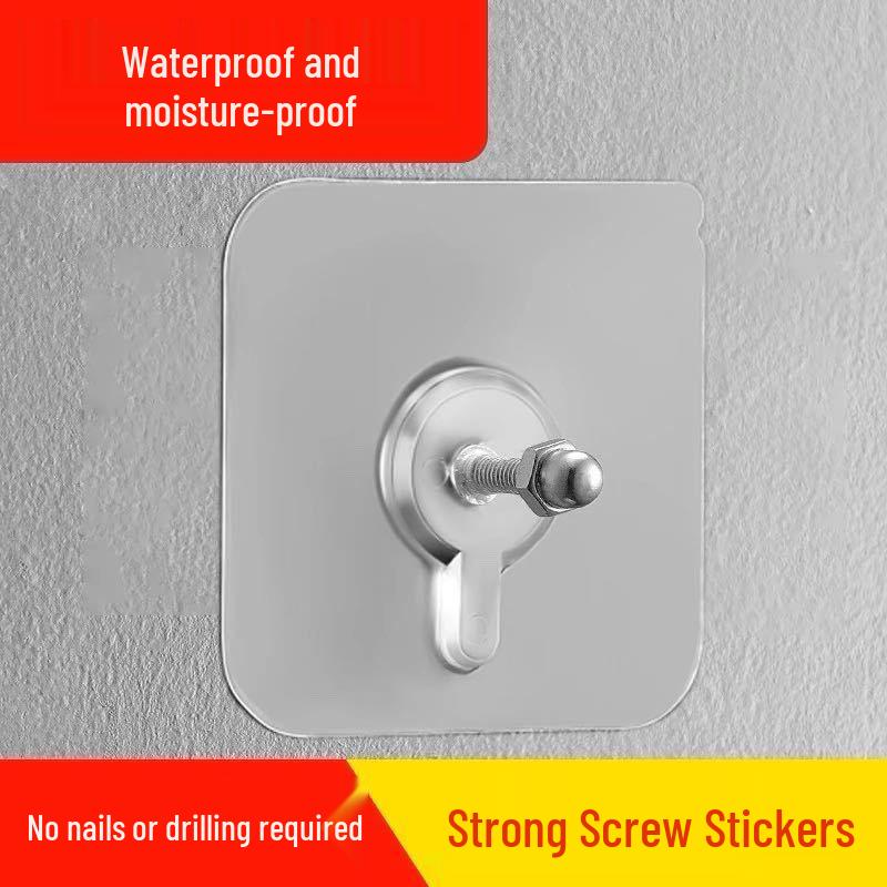 Traceless Adhesive Wall Hook for Frames and Tiles - No Nails Needed
Traceless Adhesive Wall Hook for Frames and Tiles - No Nails Needed
