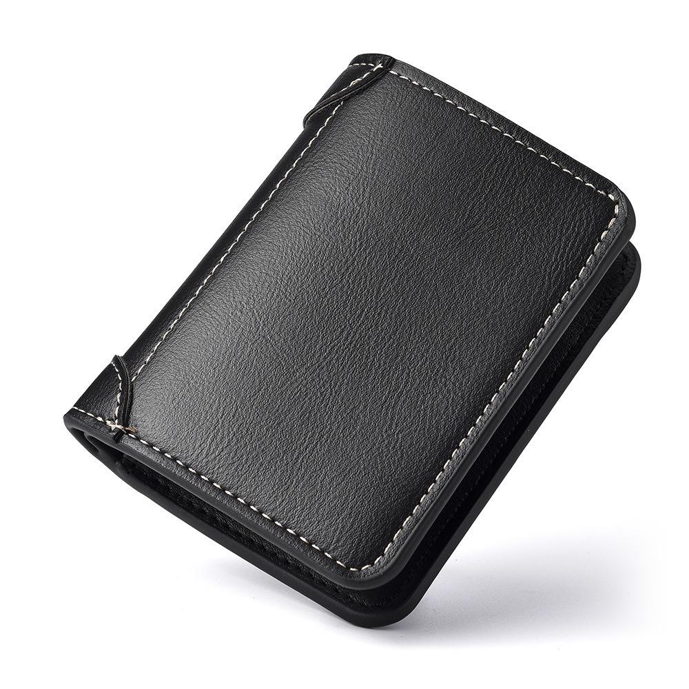 Thin Business Clutch Bag Foldable Wallet PU Leather Card Holder Simple Men Short Wallet Travel чорний
Thin Business Clutch Bag Foldable Wallet PU Leather Card Holder Simple Men Short Wallet Travel чорний