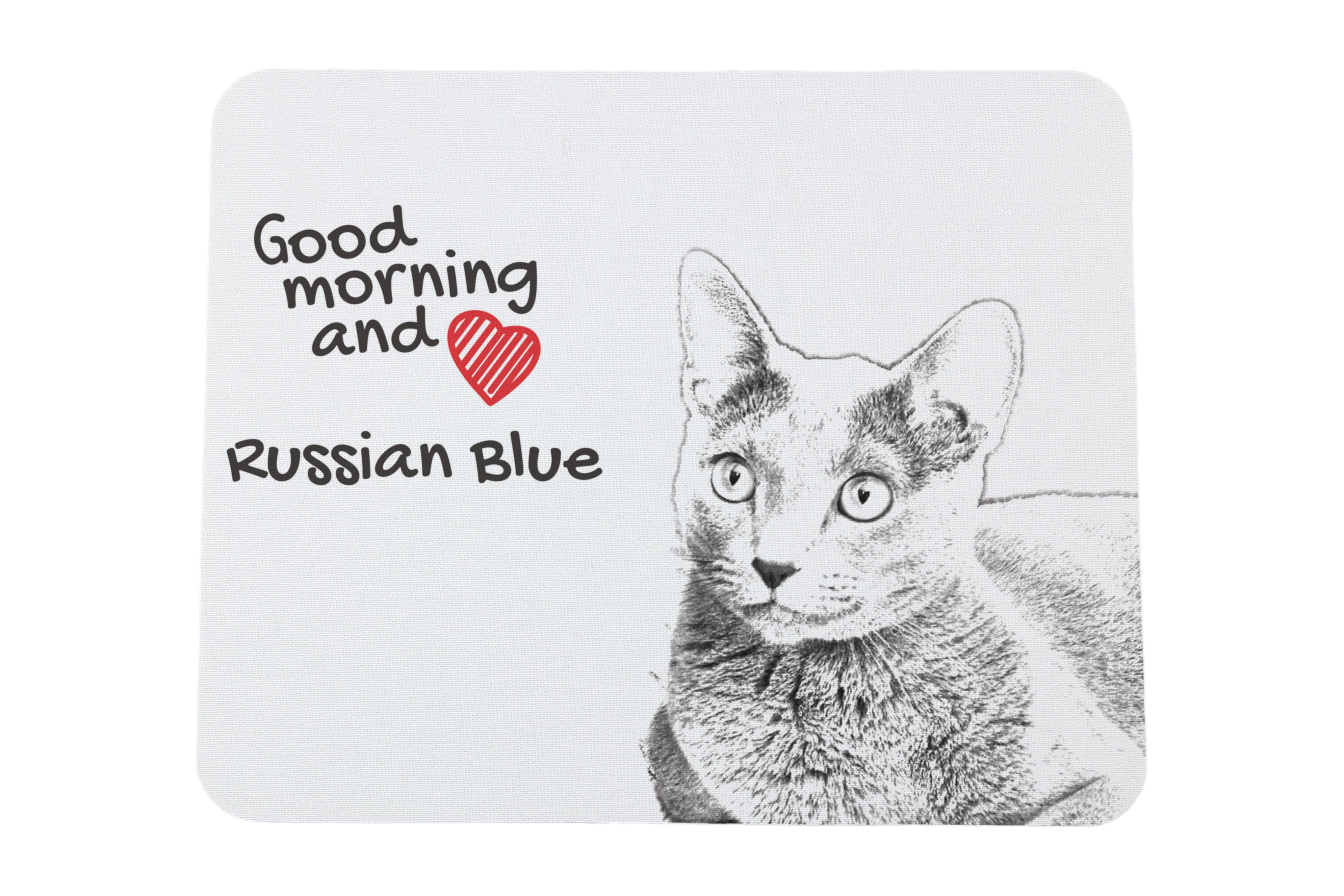 Russian Blue - mouse pad with print, personalized cat pad, unique gadget for an office worker from the Art-Dog brand білий
Russian Blue - mouse pad with print, personalized cat pad, unique gadget for an office worker from the Art-Dog brand білий