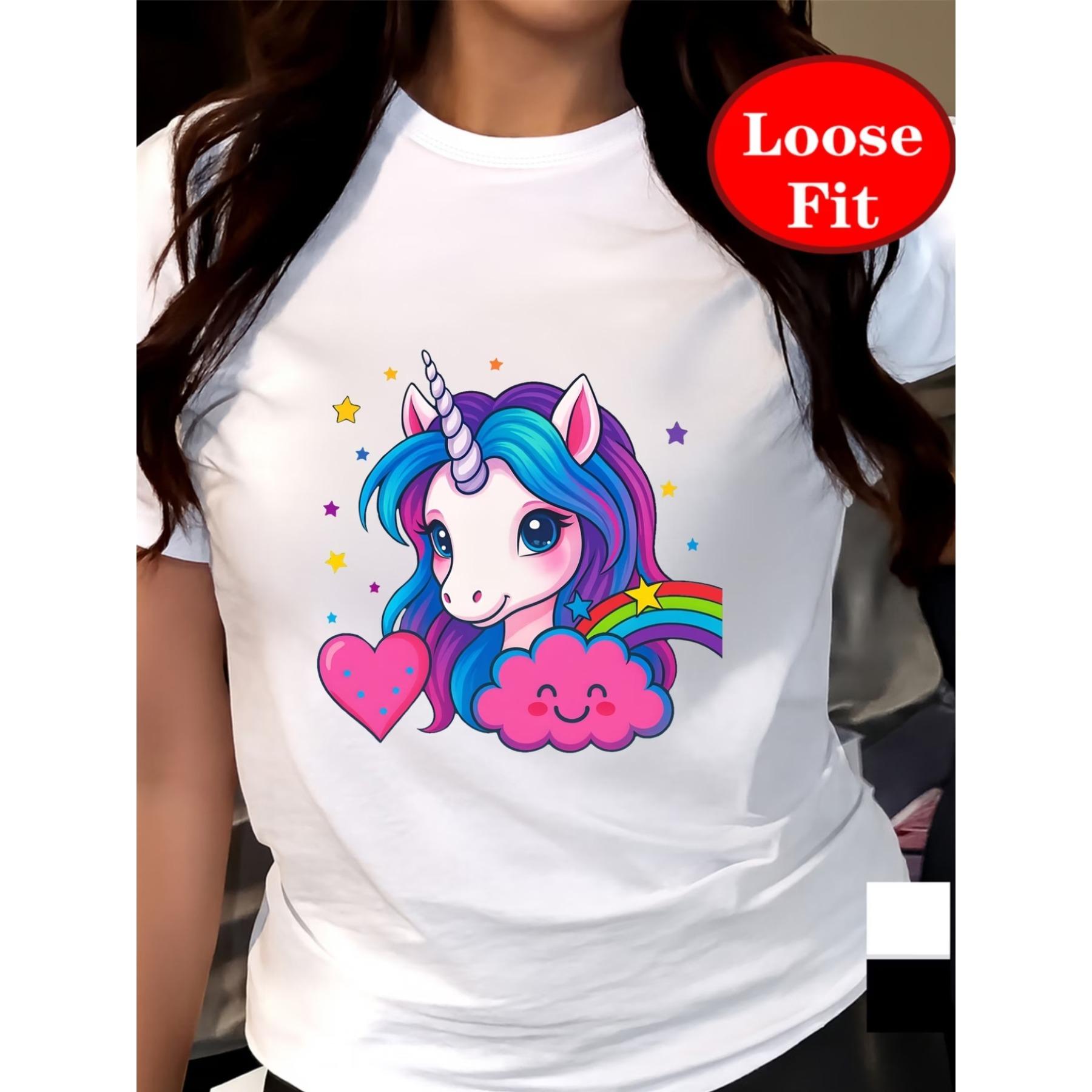 Rainbow Print, Round Neck Short Sleeve T-Shirt, Spring/Summer Casual Top, Plus Size Women s Clothing XXL білий
Rainbow Print, Round Neck Short Sleeve T-Shirt, Spring/Summer Casual Top, Plus Size Women s Clothing XXL білий