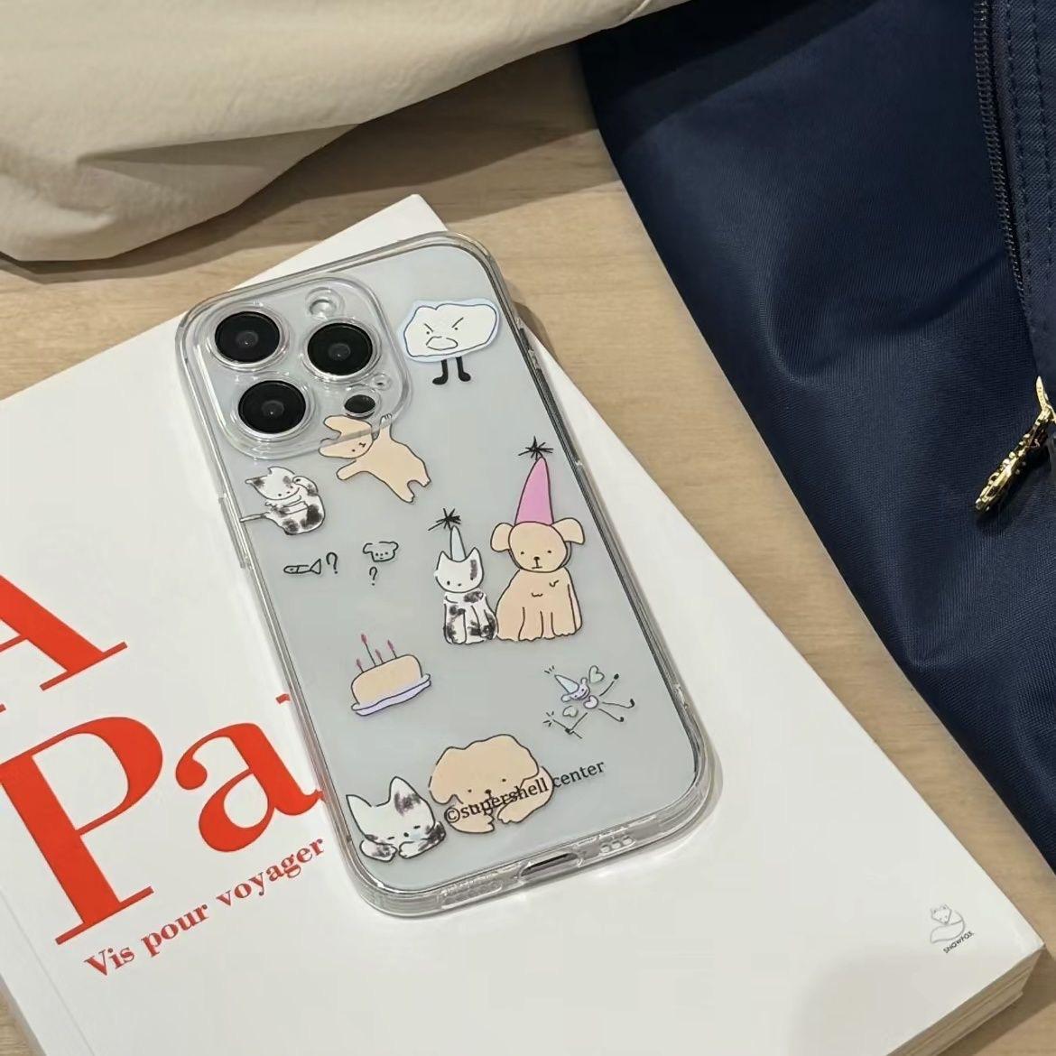 Doodle Puppy Kitten Drop-Proof Transparent Phone Case for Apple 15/14 Pro Max, 13/12 Pro, XR iPhone 13 Pro
Doodle Puppy Kitten Drop-Proof Transparent Phone Case for Apple 15/14 Pro Max, 13/12 Pro, XR iPhone 13 Pro
