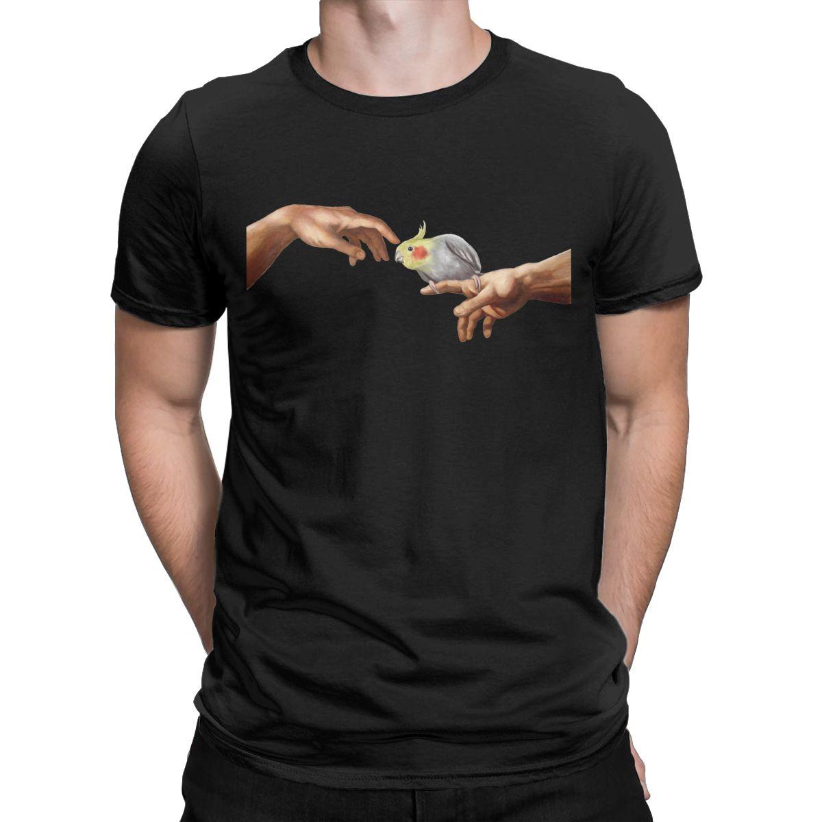 Men Women Cockatiel Touch Michelangelo Birb T Shirt Pure Cotton Clothing Funny Short Sleeve O Neck Tees Graphic Printed T-Shirt 4XL
Men Women Cockatiel Touch Michelangelo Birb T Shirt Pure Cotton Clothing Funny Short Sleeve O Neck Tees Graphic Printed T-Shirt 4XL