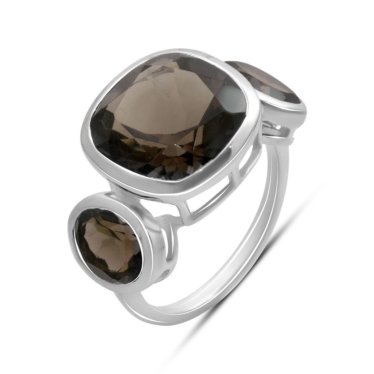 Silver ring with natural rauchtopaz (smoky quartz) 7.817ct, weight of the product 5.22g (2180616) 17 смокі топазу кольору
Silver ring with natural rauchtopaz (smoky quartz) 7.817ct, weight of the product 5.22g (2180616) 17 смокі топазу кольору