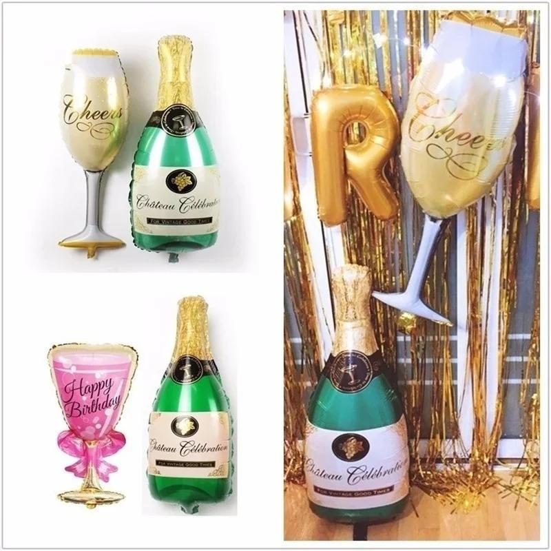 New Champagne Cup Beer Bottle Balloons Aluminium Foil Ballon Birthday Party Festival Navidad New Year Decoration Globos A
New Champagne Cup Beer Bottle Balloons Aluminium Foil Ballon Birthday Party Festival Navidad New Year Decoration Globos A