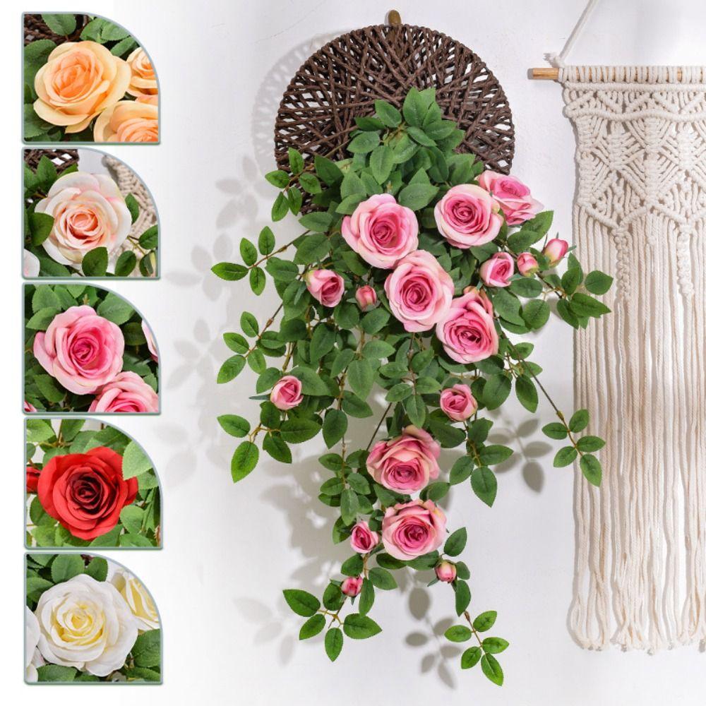 Fake Flower Rose Rattan Rose Artificial Roses Rattan Photography Props Hanging Flowers Living Room
Fake Flower Rose Rattan Rose Artificial Roses Rattan Photography Props Hanging Flowers Living Room