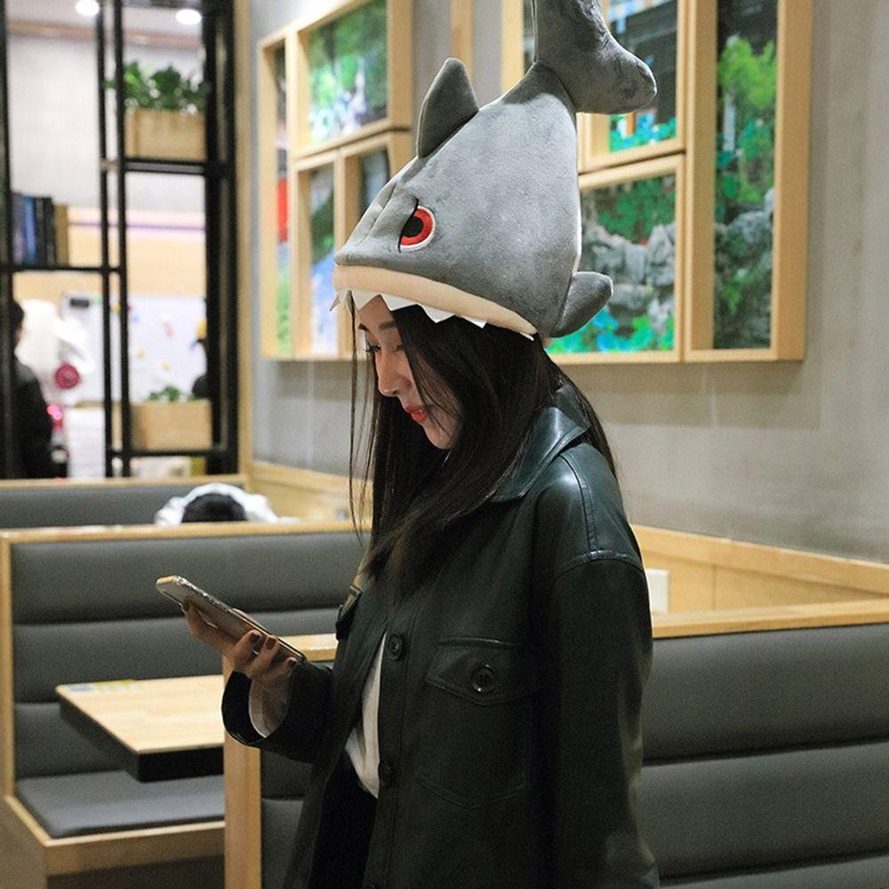 Headwear Game Event Halloween Costume Animal Hat Cosplay Shark Hat Performance Hat Plush Shark Cap Shark Hat
Headwear Game Event Halloween Costume Animal Hat Cosplay Shark Hat Performance Hat Plush Shark Cap Shark Hat