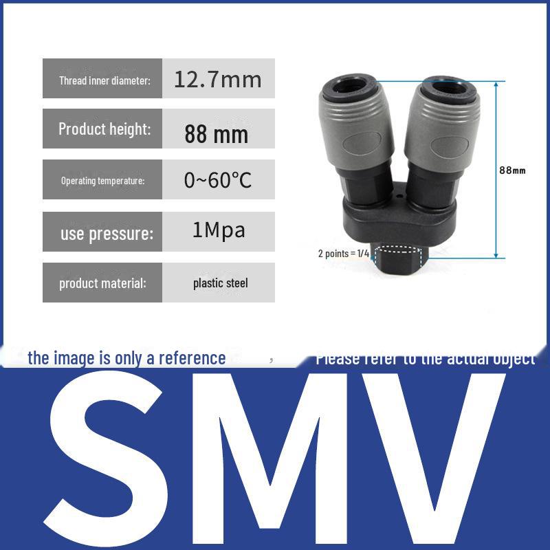 Швидкоз ємне пневматичне з єднання типу C з трьома зубцями для повітряних компресорів - круглий двосторонній SMV, круглий тристоронній SMY
Швидкоз ємне пневматичне з єднання типу C з трьома зубцями для повітряних компресорів - круглий двосторонній SMV, круглий тристоронній SMY