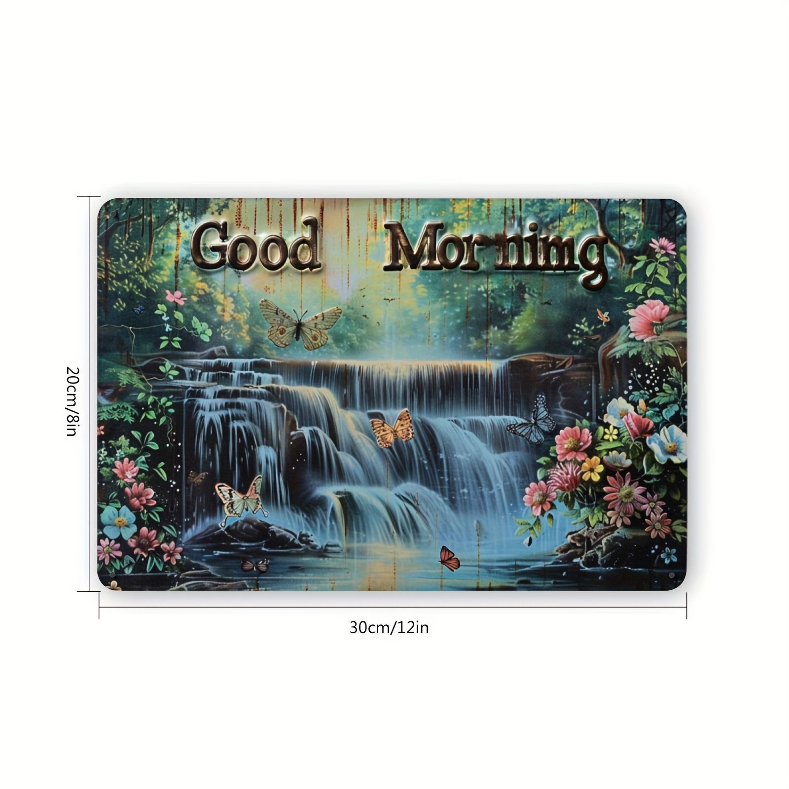 Good Morning Tin Sign x Vintage Coffee Poster Metal Wall Art Retro Iron Plaque for Garage Bar Cafe Club Living Room 20x30cm(7.8x11.8inch)
Good Morning Tin Sign x Vintage Coffee Poster Metal Wall Art Retro Iron Plaque for Garage Bar Cafe Club Living Room 20x30cm(7.8x11.8inch)
