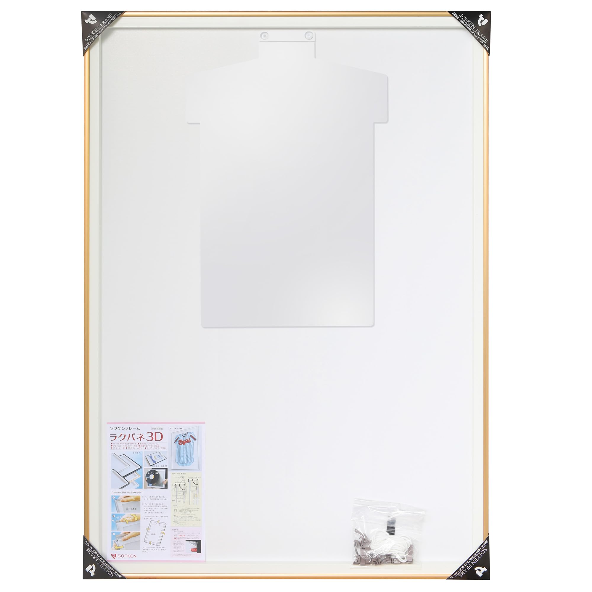 Sofken Aluminum Picture Frame Rakupane 3D Uniform Frame L Size Gold and easy to set up display memorable uniforms and original comes with a золотой
Sofken Aluminum Picture Frame Rakupane 3D Uniform Frame L Size Gold and easy to set up display memorable uniforms and original comes with a золотой