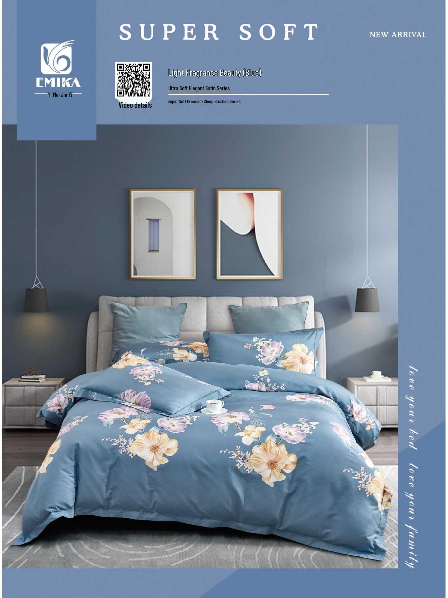 Комплект постельного белья из чистого хлопка с начесом с принтом - Четыре предмета Full Process Thickened Brushed Cotton
Комплект постельного белья из чистого хлопка с начесом с принтом - Четыре предмета Full Process Thickened Brushed Cotton