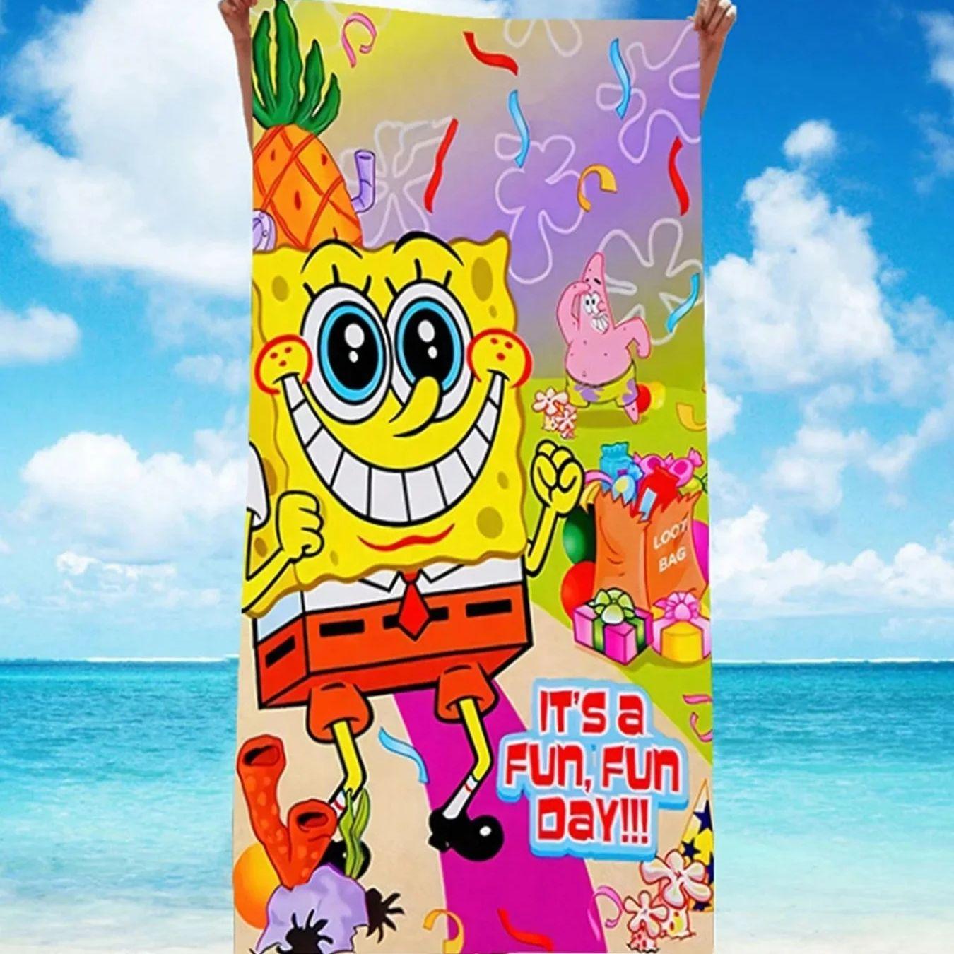 SpongeBob And Patrick s Star-Pattered Swimming Bath Towels,Super Absorbent, Lightweight And Portable, Windproof And Sun-Proof W30*H60(CM)
SpongeBob And Patrick s Star-Pattered Swimming Bath Towels,Super Absorbent, Lightweight And Portable, Windproof And Sun-Proof W30*H60(CM)