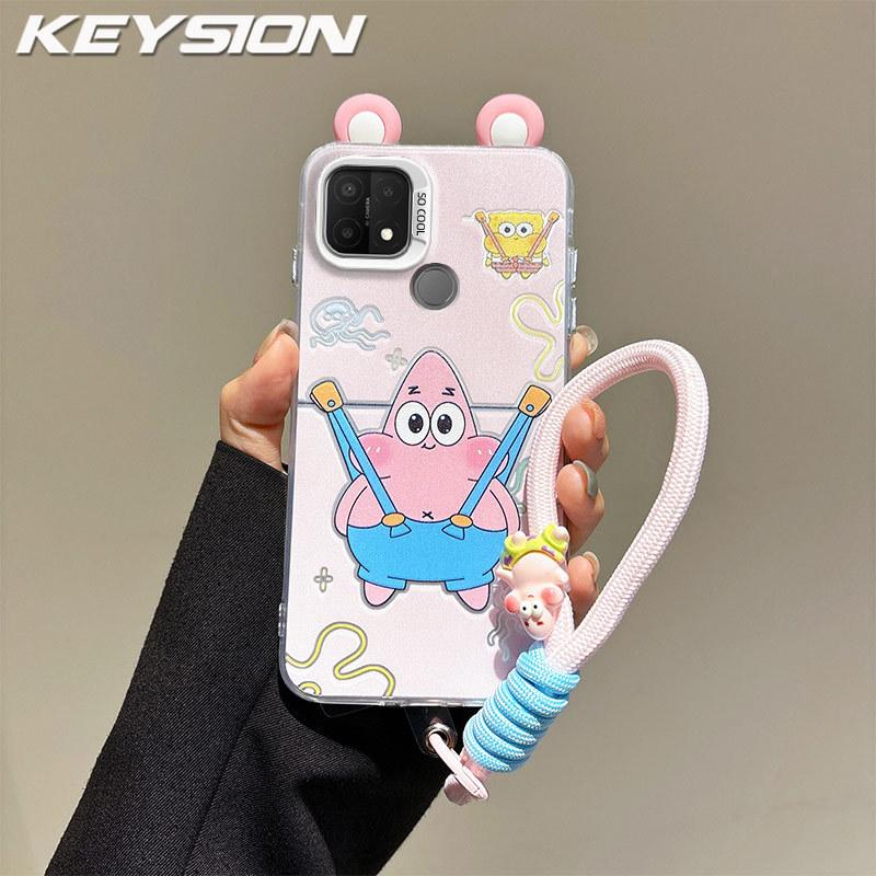 KEYSION Милий мультяшний чохол з вушками для OPPO A15 зі шнурком М який силікон+ПК Ударостійка задня кришка для телефону для OPPO A15S for OPPO A15
KEYSION Милий мультяшний чохол з вушками для OPPO A15 зі шнурком М який силікон+ПК Ударостійка задня кришка для телефону для OPPO A15S for OPPO A15