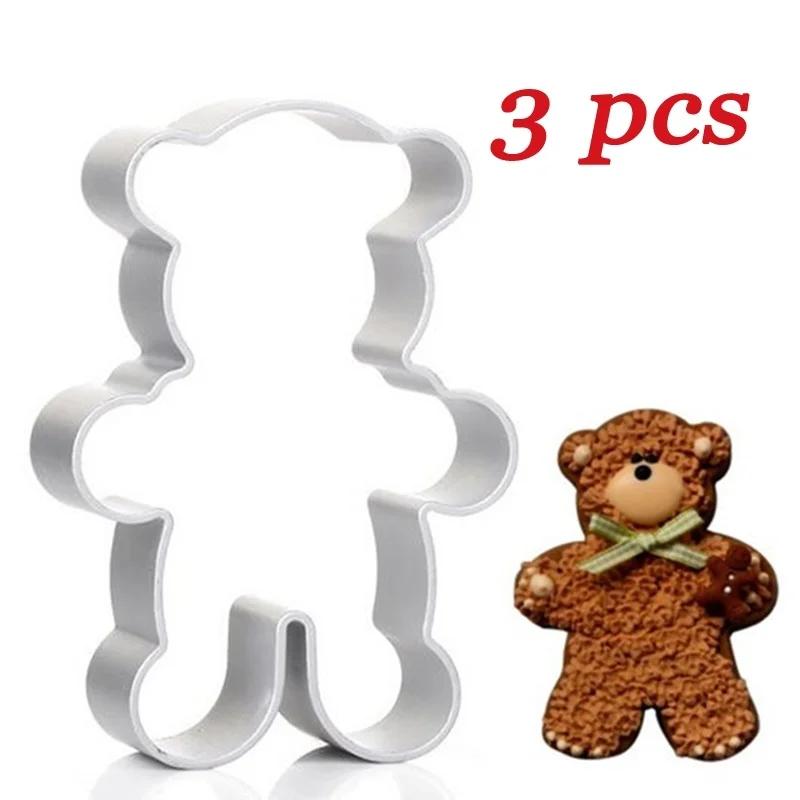 3pcs Metal Alloy Cake Cookie Bakeware Mould Fondant Cutters Biscuit Mold Kitchen Diy Little Bear Baking Tools for Cakes 3pcs
3pcs Metal Alloy Cake Cookie Bakeware Mould Fondant Cutters Biscuit Mold Kitchen Diy Little Bear Baking Tools for Cakes 3pcs