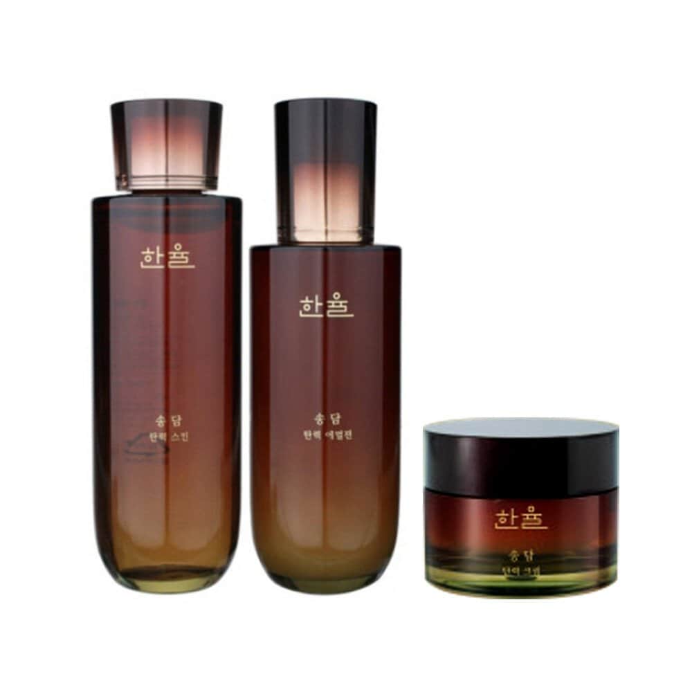 Hanyul Songdam Elasticity 3-piece Set (Skin 150ml + Emulsion 125ml + Cream 50ml) Season 2
Hanyul Songdam Elasticity 3-piece Set (Skin 150ml + Emulsion 125ml + Cream 50ml) Season 2