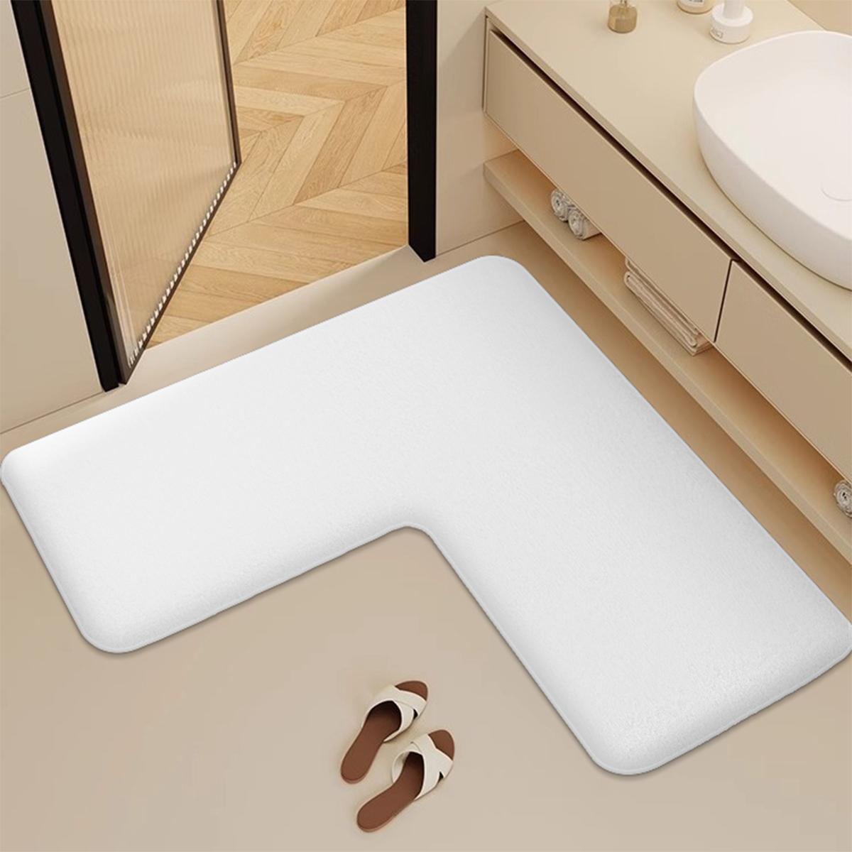 Г-образный впитывающий коврик для двери туалета, толстый коврик для ванной, грязеотталкивающий, нескользящий, мягкий коврик для пола, коврик для двери, коврик для входа 75x75x45cm белый
Г-образный впитывающий коврик для двери туалета, толстый коврик для ванной, грязеотталкивающий, нескользящий, мягкий коврик для пола, коврик для двери, коврик для входа 75x75x45cm белый