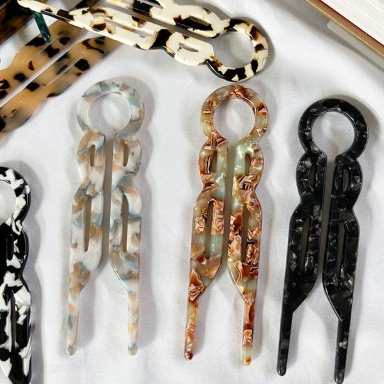 Yousheng 3Pcs Acetate U-shaped Hair Fork Lightweight Anti-slip Long Thick Hair Stick Updo Bun French Hair Pin Women Girls Hair Accessories D
Yousheng 3Pcs Acetate U-shaped Hair Fork Lightweight Anti-slip Long Thick Hair Stick Updo Bun French Hair Pin Women Girls Hair Accessories D
