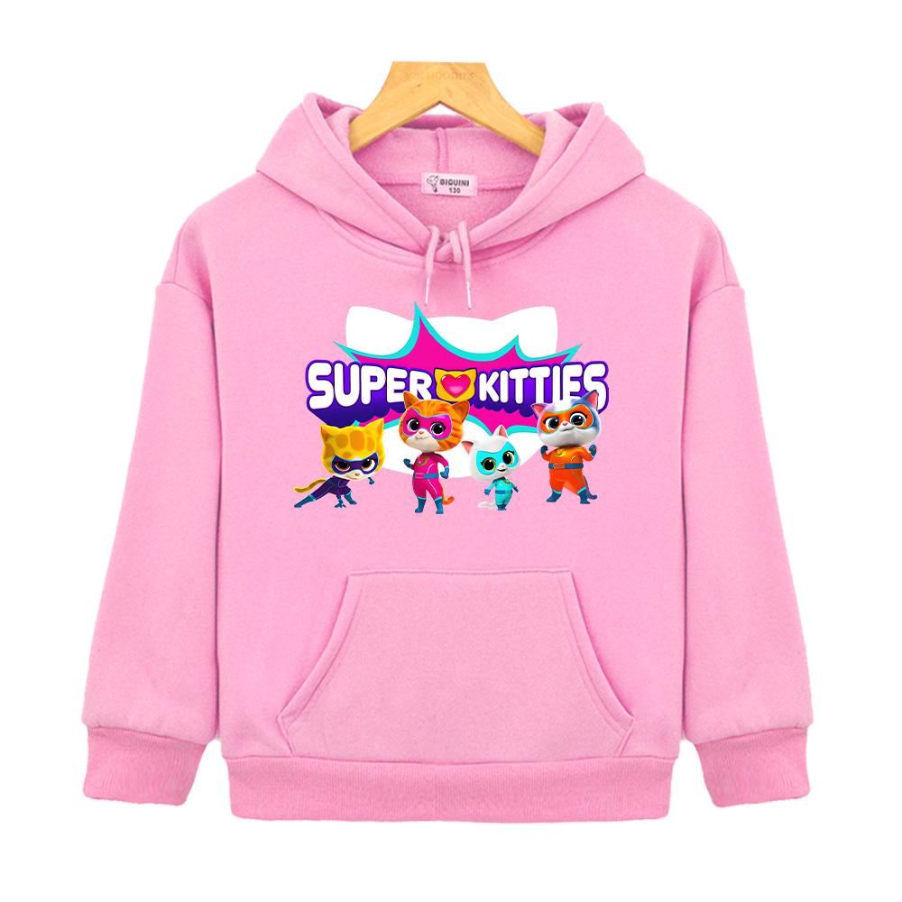 SuperKitties Hoodies Cute Super Cats Kids Clothes Cool Girls Boys Sweatshirt Fashion New Kids Pullovers Comfortable Casual Hoody 130 розовый
SuperKitties Hoodies Cute Super Cats Kids Clothes Cool Girls Boys Sweatshirt Fashion New Kids Pullovers Comfortable Casual Hoody 130 розовый