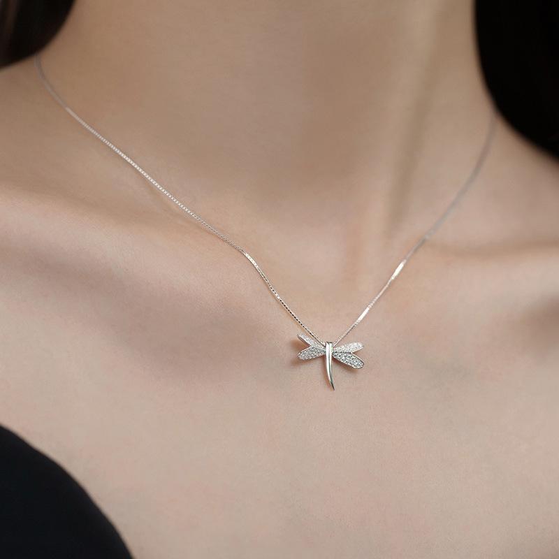 925 Sterling Silver Women s Neck Chain Jewelry Dragonfly Pendants Necklaces Retro Exquisite Accessories Wholesale Argent 925 срібний
925 Sterling Silver Women s Neck Chain Jewelry Dragonfly Pendants Necklaces Retro Exquisite Accessories Wholesale Argent 925 срібний