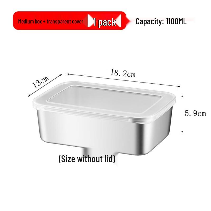 Stainless Steel Food Storage Containers White Lid
Stainless Steel Food Storage Containers White Lid