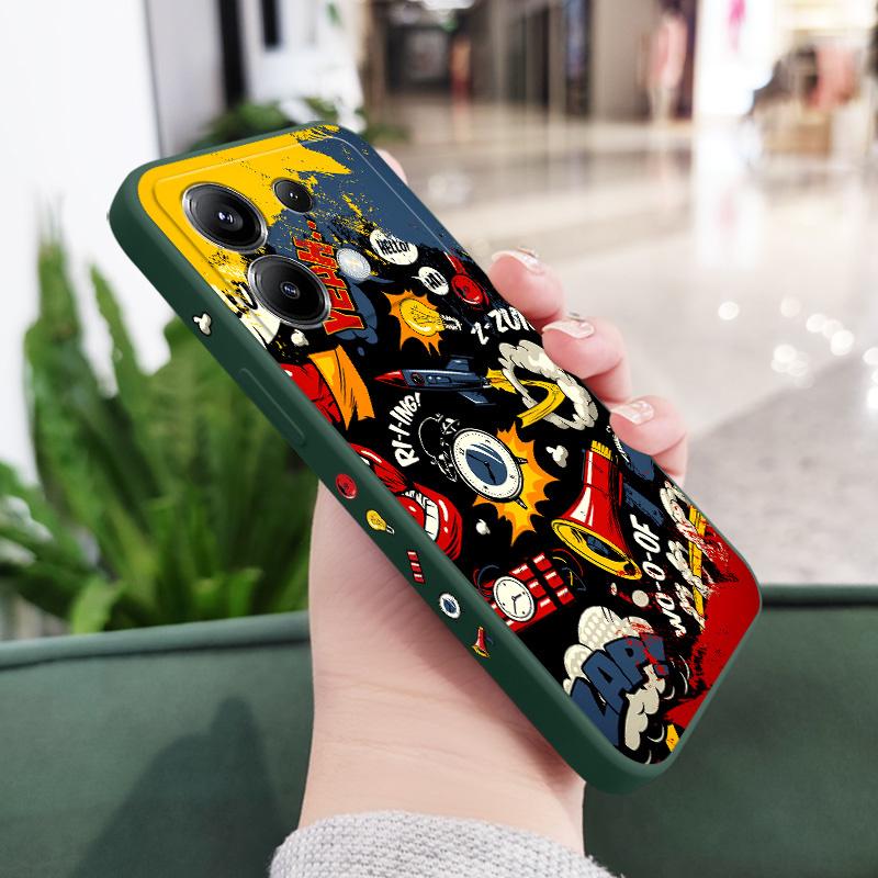 Cartoon Blast Phone Case For Xiaomi Poco F8 F7 X7 X6 F6 M6 M5 M5S F5 X5 F4 X4 M4 F3 X3 Ultra Pro GT Silicone Cover Poco X6 темно-зеленого
Cartoon Blast Phone Case For Xiaomi Poco F8 F7 X7 X6 F6 M6 M5 M5S F5 X5 F4 X4 M4 F3 X3 Ultra Pro GT Silicone Cover Poco X6 темно-зеленого