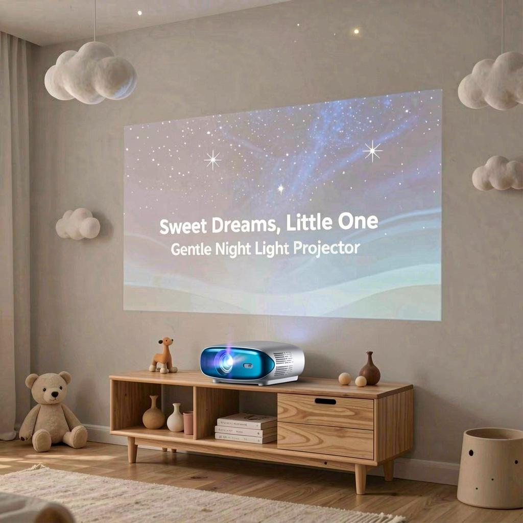 Smart Bluetooth 4K Portable Mini Projector for Home and Dorms EU Standard
Smart Bluetooth 4K Portable Mini Projector for Home and Dorms EU Standard