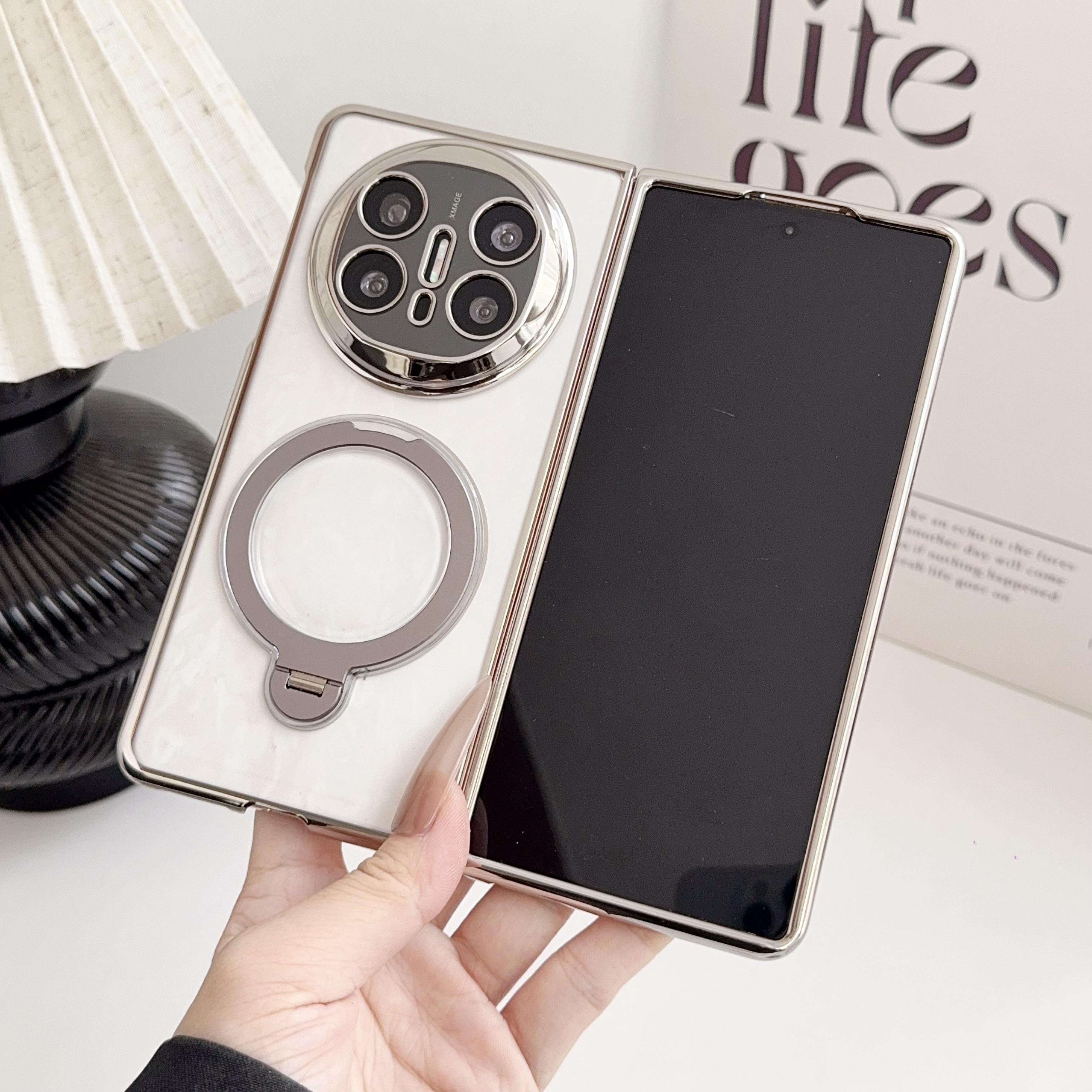 For Huawei Mate X6 Case Plated Clear Ring Holder Design Magsafe Shockproof Plastic Cover Huawei Mate X6
For Huawei Mate X6 Case Plated Clear Ring Holder Design Magsafe Shockproof Plastic Cover Huawei Mate X6
