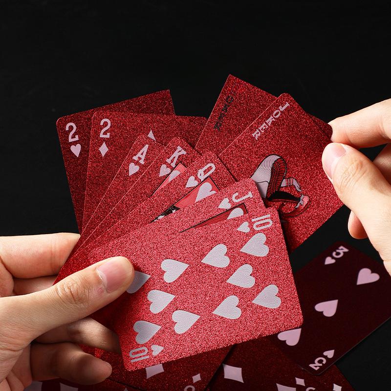 PVC Waterproof Anti Folding Thick Red Playing Cards Board Games for Family Outdoor Picnic Kill Time Entertainment Toys
PVC Waterproof Anti Folding Thick Red Playing Cards Board Games for Family Outdoor Picnic Kill Time Entertainment Toys