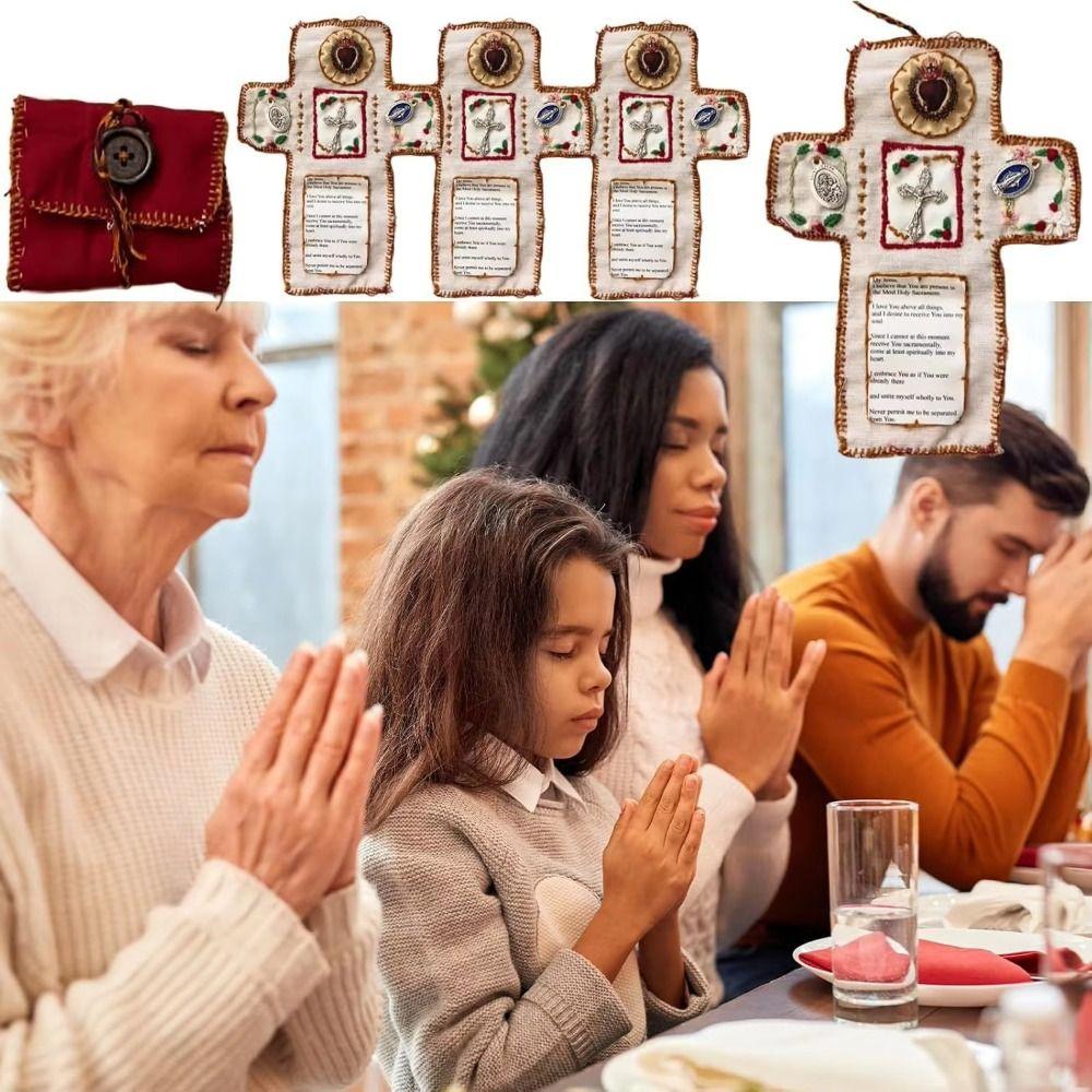 Silver Cross Mini Prayer Quilt Spiritual Prayer Mat .Lightweight Pocket Shrine Meditation червоний
Silver Cross Mini Prayer Quilt Spiritual Prayer Mat .Lightweight Pocket Shrine Meditation червоний