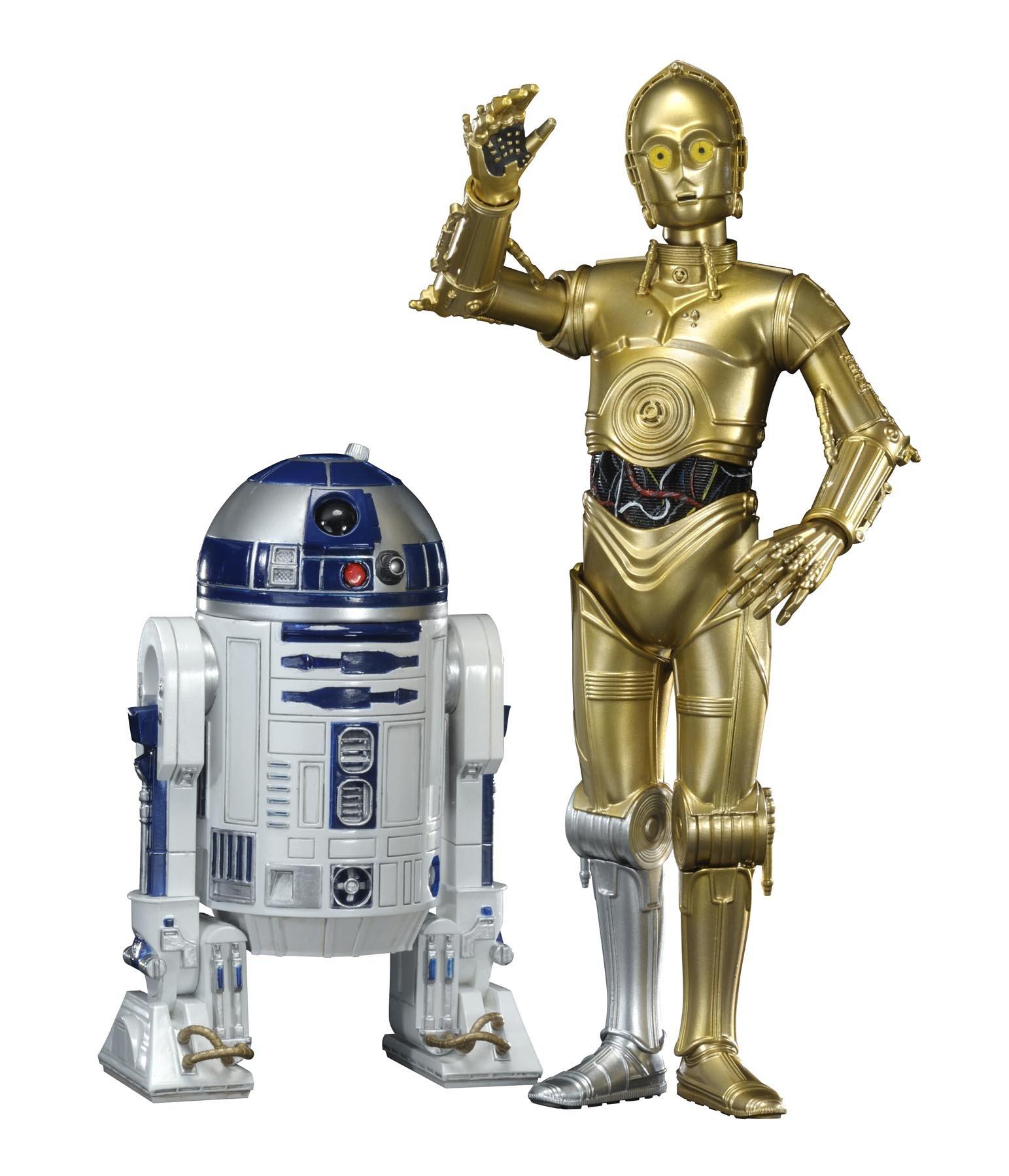 Kotobukiya Масштаб Звездных Войн ПВХ окрашенный простой набор для сборки ARTFX+ R2-D2 и C-3PO 1/10 золотой
Kotobukiya Масштаб Звездных Войн ПВХ окрашенный простой набор для сборки ARTFX+ R2-D2 и C-3PO 1/10 золотой