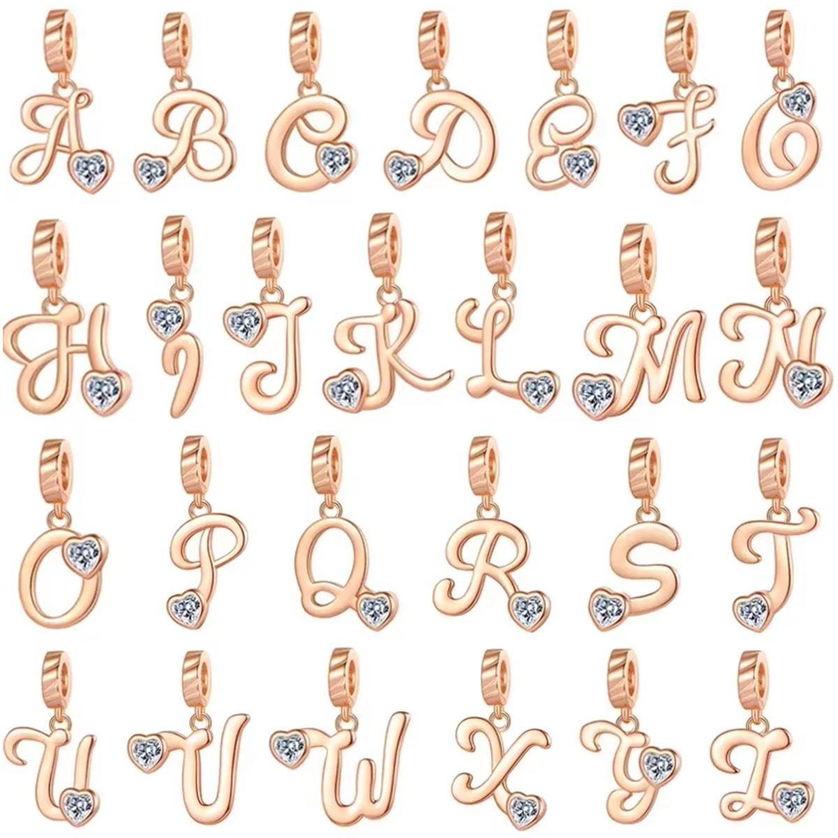 DIY A-Z Alphabet Dangle Charm Pendants Exquisite 925 Silver Bead Letters Fit Women Girl Bracelet Necklace Christmas Gift A
DIY A-Z Alphabet Dangle Charm Pendants Exquisite 925 Silver Bead Letters Fit Women Girl Bracelet Necklace Christmas Gift A