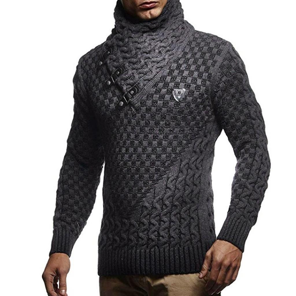 Мужской длинный тонкий пуловер с высоким воротником, свитер, вязаный джемпер, топы, свитер XXL
Мужской длинный тонкий пуловер с высоким воротником, свитер, вязаный джемпер, топы, свитер XXL