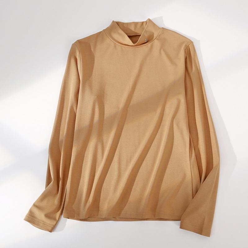 Slim Fit Ribbed Long-Sleeve High-Neck T-Shirt for Layering - Warm, Versatile, Autumn/Winter Style. One size fits up to 130 jins
Slim Fit Ribbed Long-Sleeve High-Neck T-Shirt for Layering - Warm, Versatile, Autumn/Winter Style. One size fits up to 130 jins